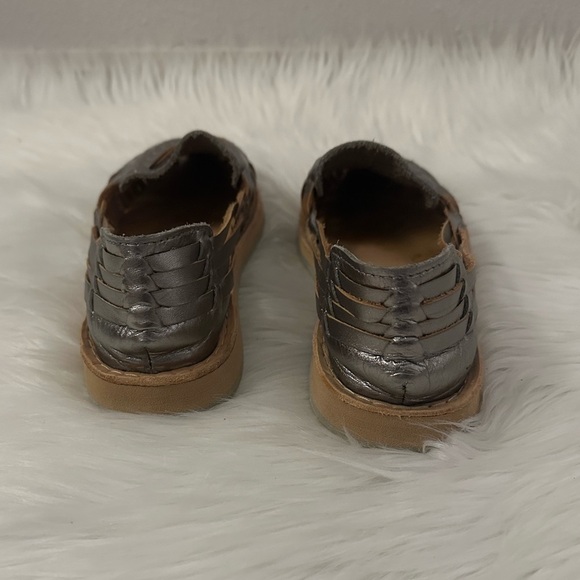 Macarena Collection Handmade Oxford Huarache Sandals –Mexican Leather Style Flat - Picture 4 of 7